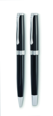 Logo trade promotional gift photo of: Ball pen and roller set